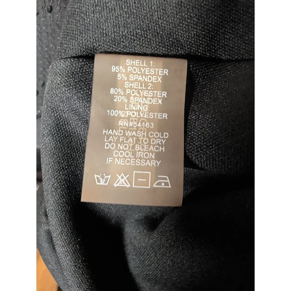 Calvin Klein Size 8 Black Sequin Mermaid Dress Strapless Formal Evening Maxi - Picture 12 of 15